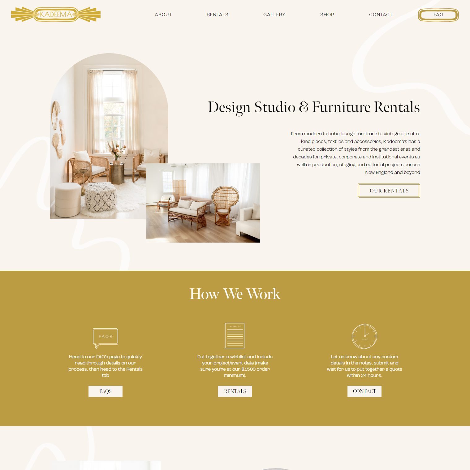 WordPress Website Development: Kadeema Rentals