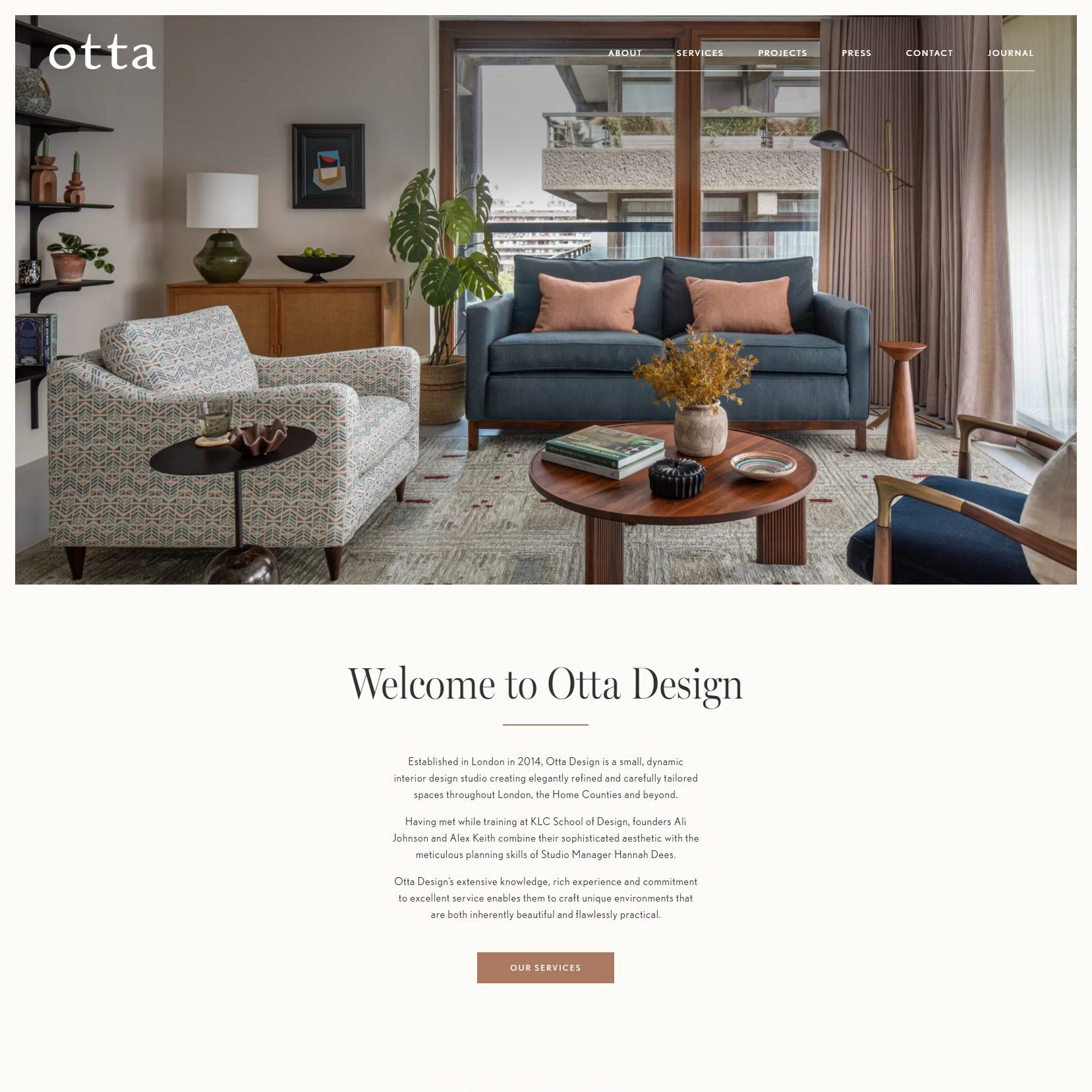 WordPress Website Development: Otta Design